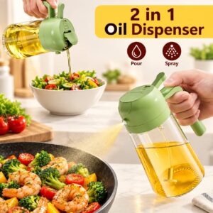 2-in-1 Oil Dispenser Spray Bottle