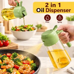 2-in-1 Oil Dispenser Spray Bottle