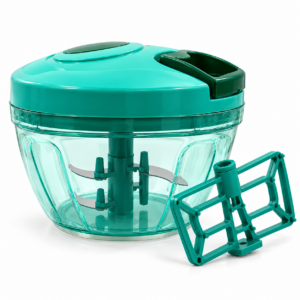 Bengali Paakshala Manual Vegetable Chopper with Transparent Bowl | Multipurpose Food & Vegetable Cutter